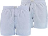 Levi's Wijde boxershort - 2 Pack 003 Blue - maat M (M) - Heren Volwassenen - 100% katoen- 701203922-003-M