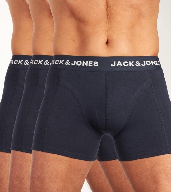 Jack & Jones 3-Pack heren boxershort - Blue Nights -Blue - S - Blauw