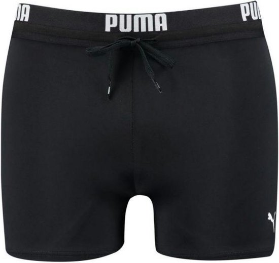 PUMA Swim Logo Trunk Heren Zwembroek - zwart - Maat M