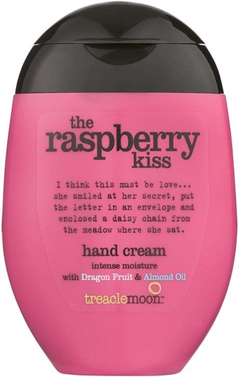 Treacle Moon the raspberry kiss handcreme 75 ml vegan frambozen creme handen verzorgende lotion