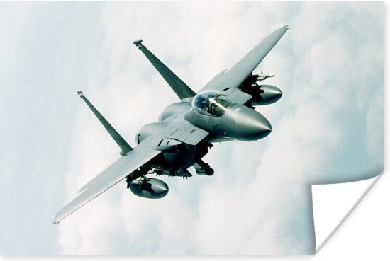 Un jet blanc de la Royal Air Force en Angleterre Poster 60x40 cm - Tirage photo sur Poster (décoration murale salon / chambre)