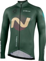 Nalini - Heren - Fietsshirt - Lange Mouwen - Wielrenshirt - Groen - NEW LS WARM JERSEY - XXL