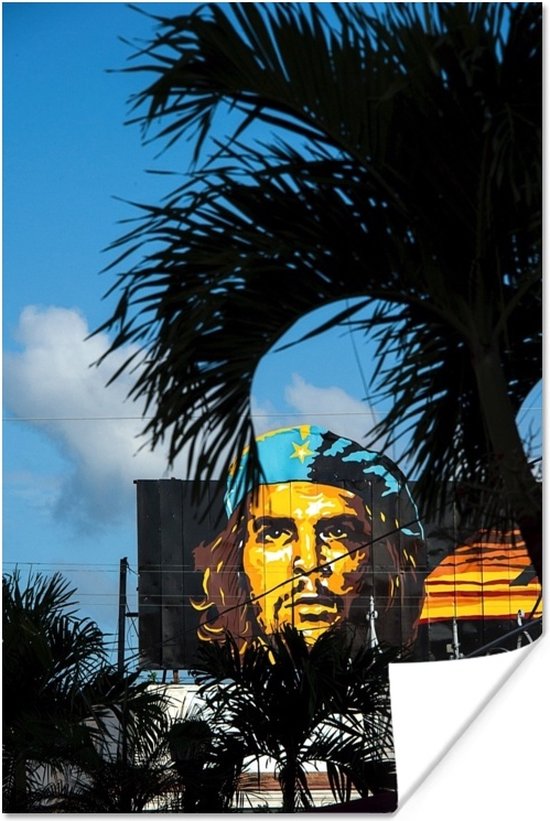 Poster Portret van che Guevara in Ceinfuegos - 20x30 cm