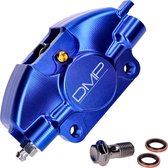 DMP - Remklauw CNC voor Piaggio Zip 50 2T / 4T / Vespa LX 50 / Vespa Sprint - Blauw