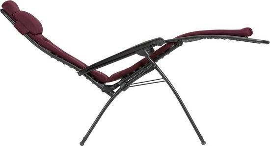 Lafuma RSX Clip AirComfort - Relaxstoel - Verstelbaar - Inklapbaar - Zero Gravity - Bordeaux van Merkloos — afbeelding 3