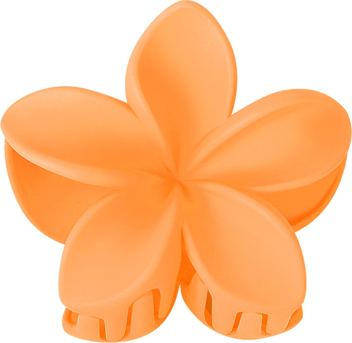 Haarklem Bloem - Oranje - Hairclip Flower - Orange - Hawai - Trend - Mat