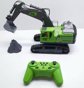 JMKA® speelgoed d'excavatrice - speelgoed de tracteur - excavatrice - tracteur - speelgoed bulldozer - speelgoed d'excavatrice avec télécommande