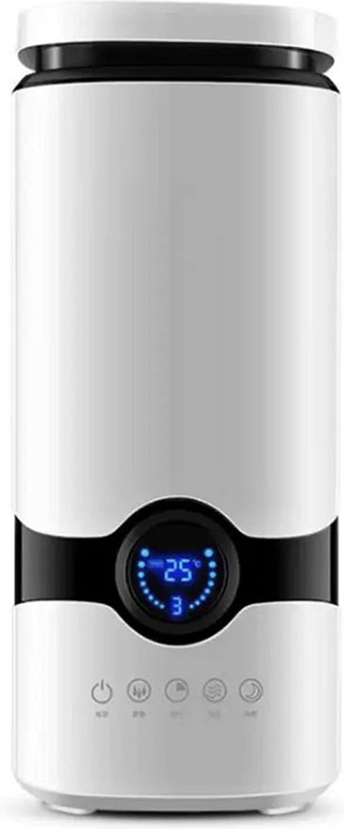 Beroli - Retoo 4 liter Ultrasone Luchtbevochtiger met Afstandsbediening - Voor Slaapkamer, Kinderkamer en Planten - Ultra Stille Aromadiffuser
