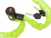 Stahlex Kettingslot - groen - 120 cm - 2 sleutels - scooter / fiets - kabelslot