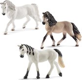 Schleich Horse Club - Paardenfigurenset, Merries Dierenfiguren voor Kinderen 3 st