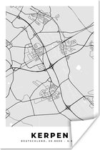 Poster Stadskaart - Plattegrond - Kerpen- Duitsland - Kaart - 60x90 cm
