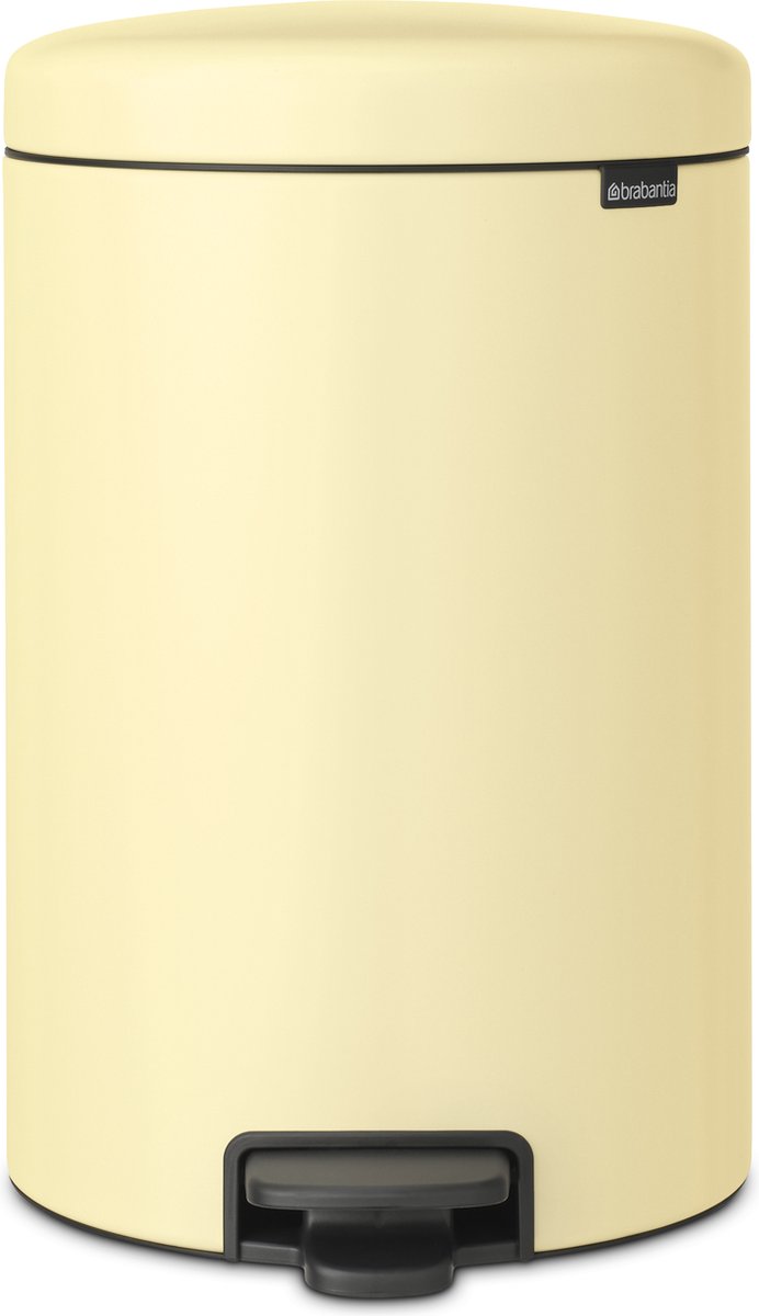 Goedkoopste Brabantia NewIcon Prullenbak - 20 liter - Mellow Yellow
