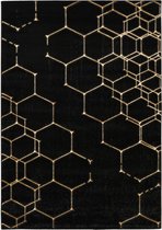 Lalee Marmaris | Modern Vloerkleed Laagpolig | Black | Tapijt | Karpet | Nieuwe Collectie 2024 | Hoogwaardige Kwaliteit | 200x290 cm