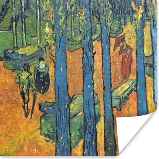 Poster Les Alyscamps - Vincent van Gogh - 50x50 cm