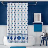 Casabueno - Smal 110x200 cm Douchegordijn - Zee - Badkamer Gordijn - Shower Curtain - Waterdicht - Sneldrogend en Anti Schimmel -Wasbaar en Duurzaam