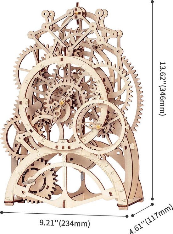 Puzzles en bois 3D pour adultes, kit de nuit, modèle mécanique