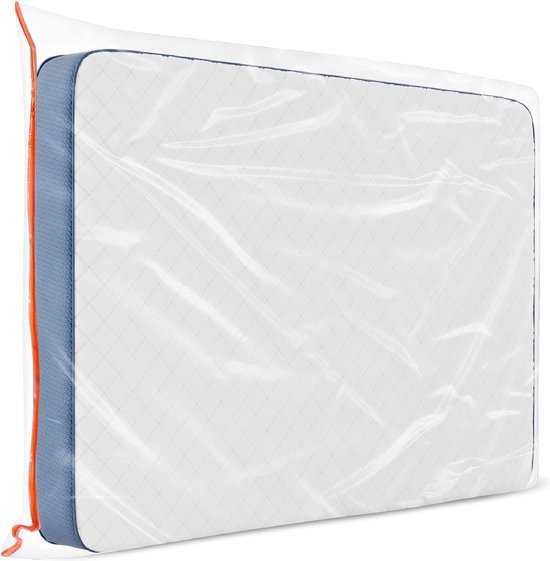 Matrashoes 100 x 200 cm (dikte 30 cm) van kunststof, opbergtas voor matrassen, bescherming voor je matras voor het opbergen van verhuizing, opbergtas met praktische ritssluiting