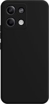 Dun TPU Hoesje Zwart Geschikt voorXiaomi Redmi Note 13 Pro 5G / Poco X6 | Back Cover Matte Zwart | Flexibel | Ultra Dun