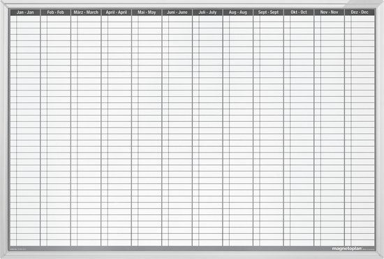 Whiteboard magnetoplan met houten frame, 600 x 400mm Whiteboard magnetoplan met houten frame, 600 x 400mm