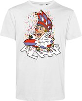 T-shirt kind Alaaf | Carnavalskleding kinderen | Carnaval Kostuum | Foute Party | Wit | maat 164