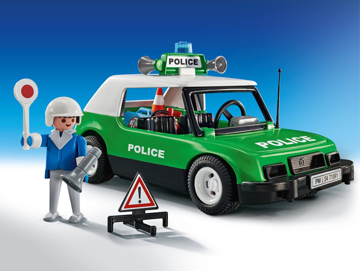 PLAYMOBIL Action Heroes - 50 Year Anniversary Klassieke Politie auto - 71591 — afbeelding 7