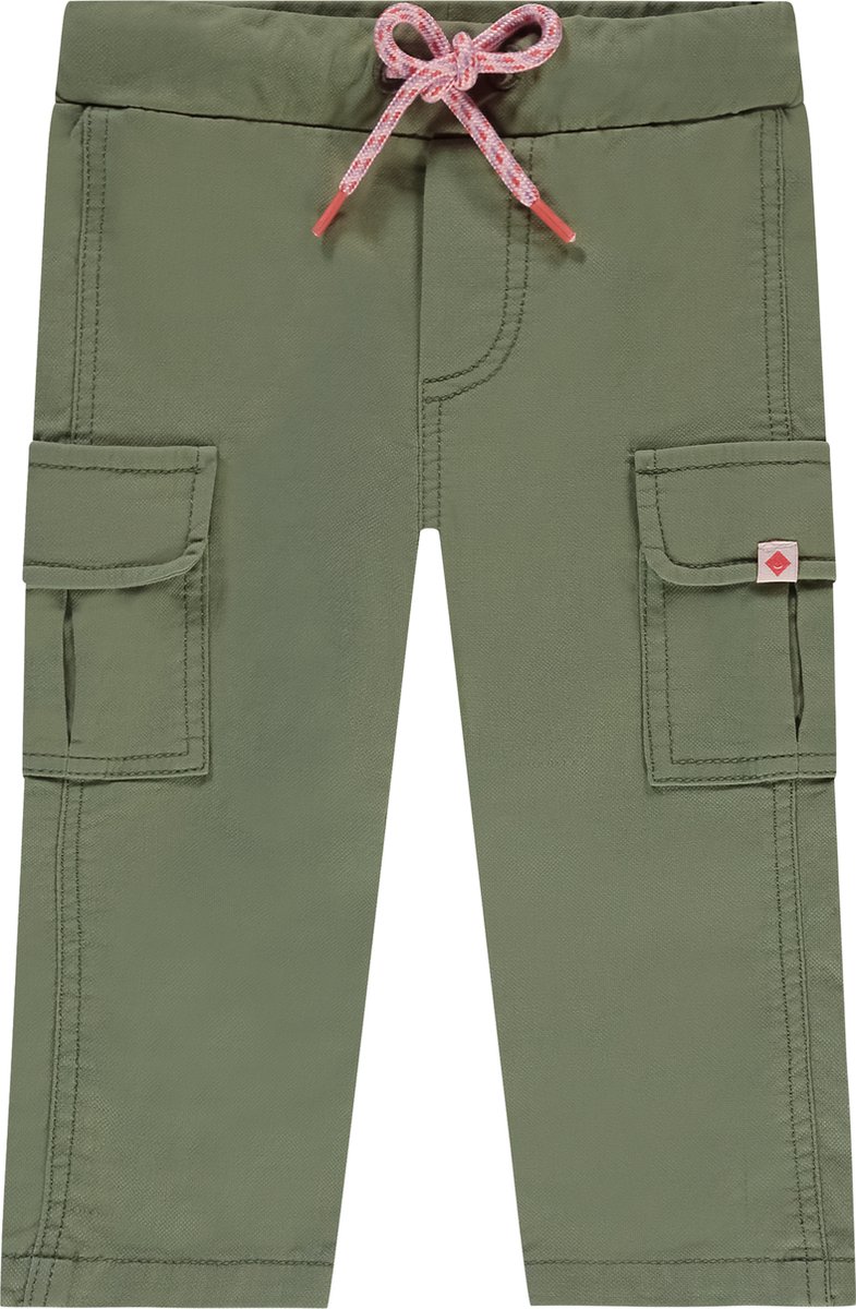 Babyface baby girls cargopants Meisjes Broek - ARMY - Maat 62