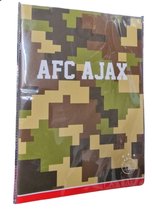 Ajax schriften - 2 stuks - Camouflage patroon - Met lijntjes - a4 formaat