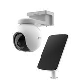 Ezviz HB8 Kit 2K+ Beveiligingscamera - Standalone Batterij Camera met Zonnepaneel - Pan/Tilt Zoom - 2K - Auto tracking - Wifi - Tot 210 dagen batterijduur - Wit