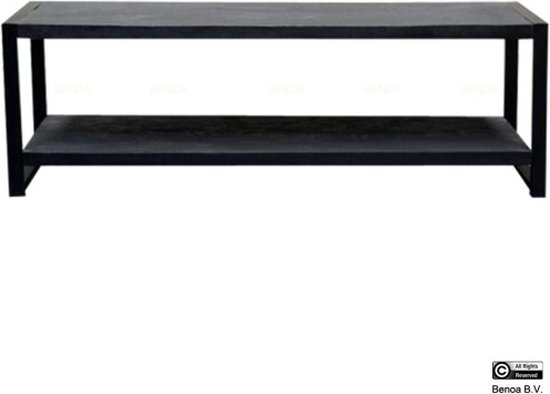 Meuble TV Britt - Zwart - 180 cm