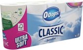 Ooops! Classic Sensitive 3-Laags Toiletpapier - WC papier 2 x 16 Rollen - Voordeelverpakking 32 rollen