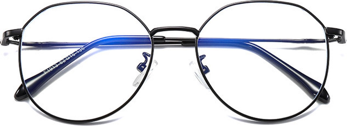 Computerbril - Anti Blauwlicht Bril - Metaal 2024 - Zwart