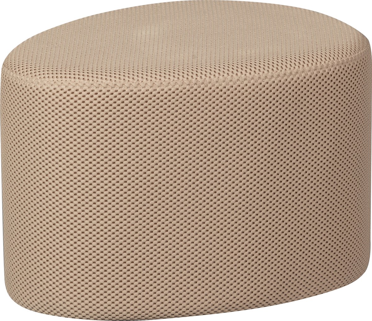 WOOOD Puuk Poef - Mesh - Naturel - 38x60x47