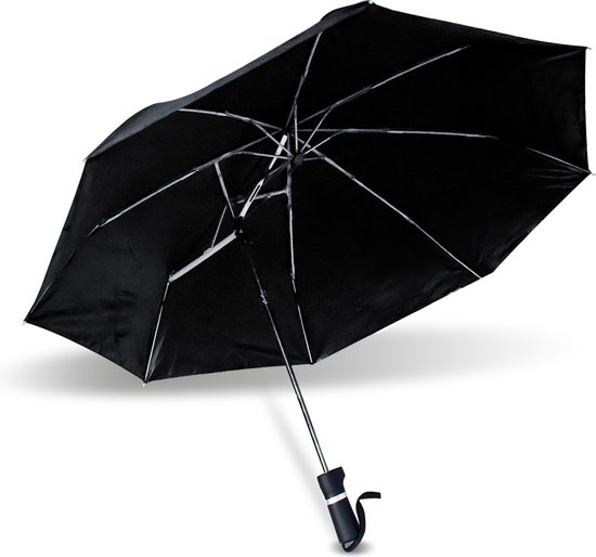 DABI Storm paraplu - opvouwbaar - Zwart - stormparaplu - inklapbaar