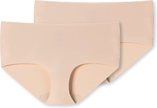 Uncover by Schiesser 2PACK Panty Dames Onderbroek - sand - Maat L