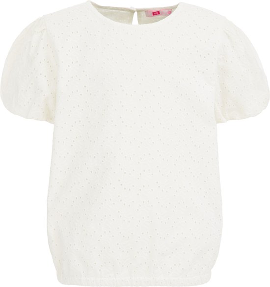 Blouse WE Fashion Filles avec broderie anglaise