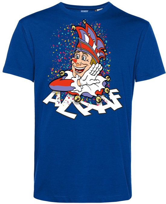 T-shirt kind Alaaf | Carnavalskleding kinderen | Carnaval Kostuum | Foute Party | Blauw | maat 68