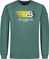Ballin Amsterdam - Heren Regular fit Sweaters Crewneck LS - Faded Green - Maat XL
