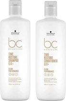 Schwarzkopf BC Time Restore Shampoo & Conditioner - 2x1000ml