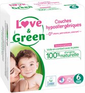 Love & Green Hypoallergene Luiers 34 Luiers Maat 6 (+15 kg)
