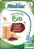 Modilac Mes Céréales Bio Vanaf 6 Maanden Cacao 250 g