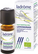 Pit&Pit - Lemongrass etherische olie bio 10 ml - Krachtige citroengeur - Veelzijdig in gebruik