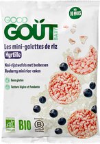 Good Goût Mini Choux de Riz Myrtille dès 10 Mois Bio 40 g