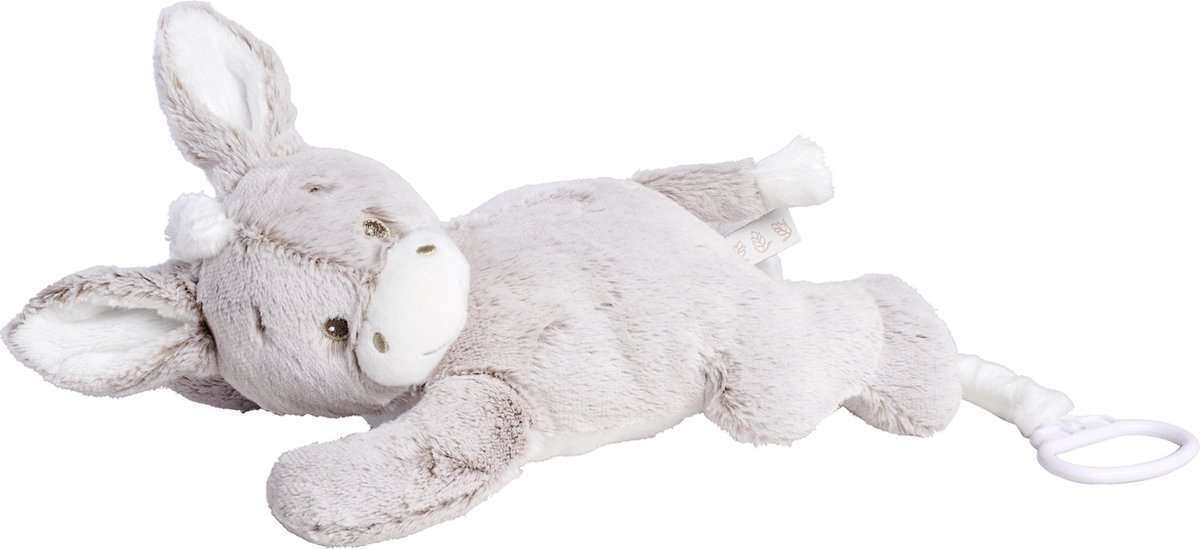 Nicotoy - Donkey Muzikale Knuffel - 25cm - Pluche