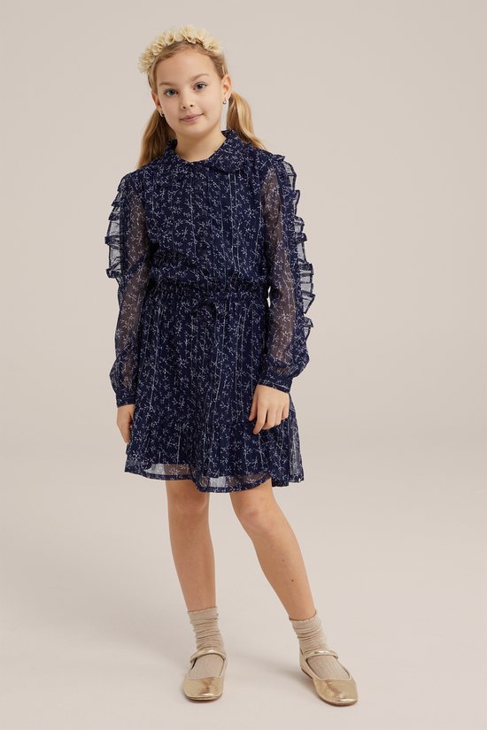 BlackButterfly Kinderen 'Alexia' Vintage Polka Stip Jaren `50 Meisjes Jurk (Rood, 11-12 jaar