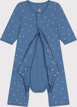 Petit Bateau Pyjama corps sans pieds en coton Combishort Garçons - Blauw - Taille 56