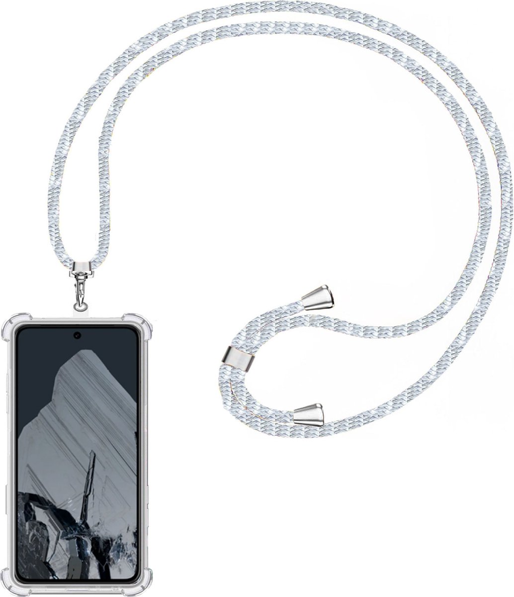 Universeel Telefoonkoord - Verstelbaar - Telefoonketting - Baby Blauw