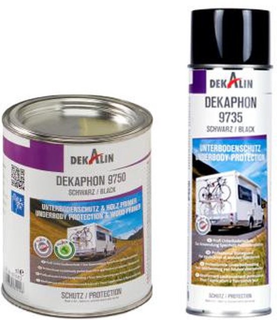 Dekalin Dekaphon 9735 Underbody Coating zwart — afbeelding 2