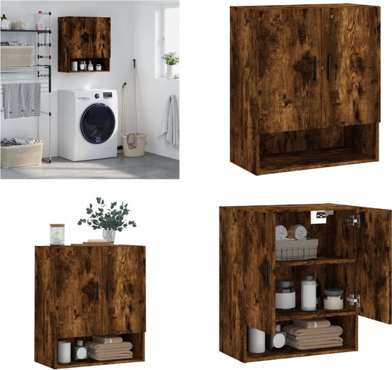 Vidaxl - Wandkast - Hangend - Spaanplaat - Sonoma Oak - 60x31x70 Cm