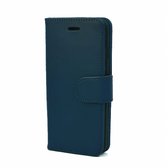 iNcentive PU Wallet Deluxe pour iPhone 15 Pro Max bleu marine