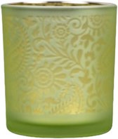 Mars & More - Windlicht 'Paisley' - Lime (Small, 8cm)